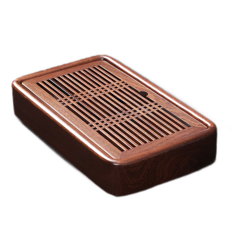 MULTIPOTENT 花梨木茶盘 33*20*6cm 茶托加厚加宽 棕色（单位：个）